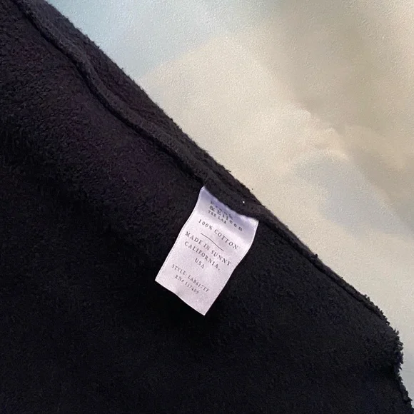 Frank & Eileen DONEGAL Unforgettable Tie Waist Skirt TRIPLE FLEECE Size: M Black - Picture 10 of 16